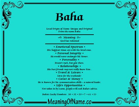 Baha Meaning .